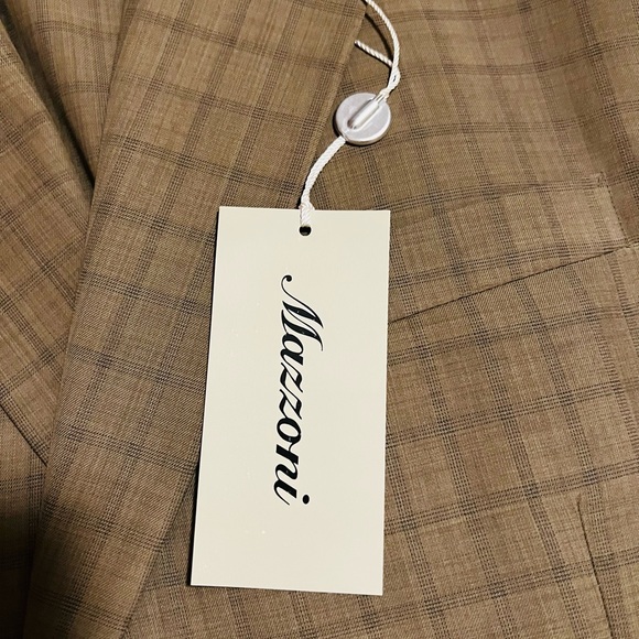 MAZZONI - Men suit 2 pieces Size 44R/38W - Picture 3 of 5